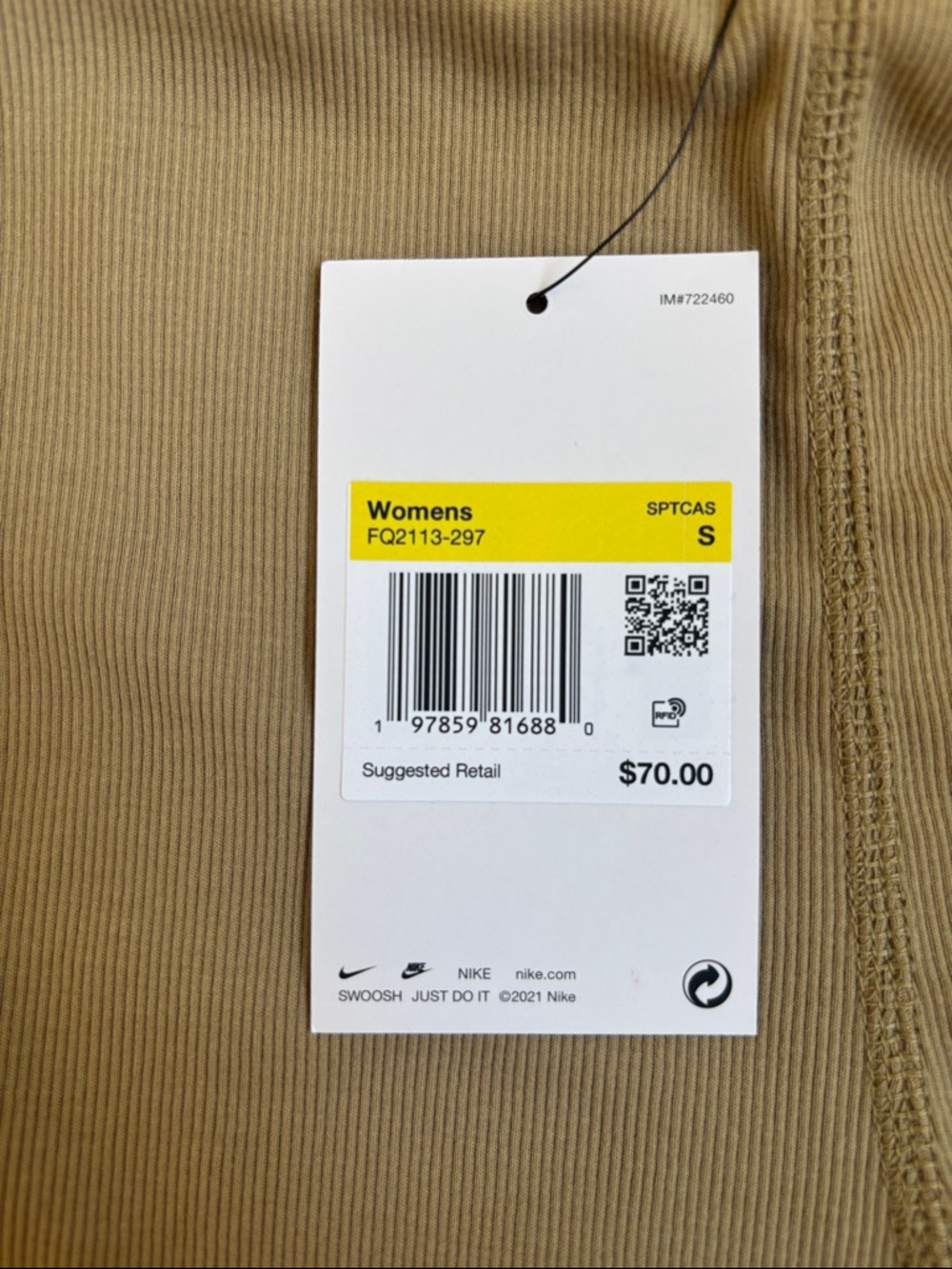 Nike Tan Performance Flare Leggings - Picture 2 of 5